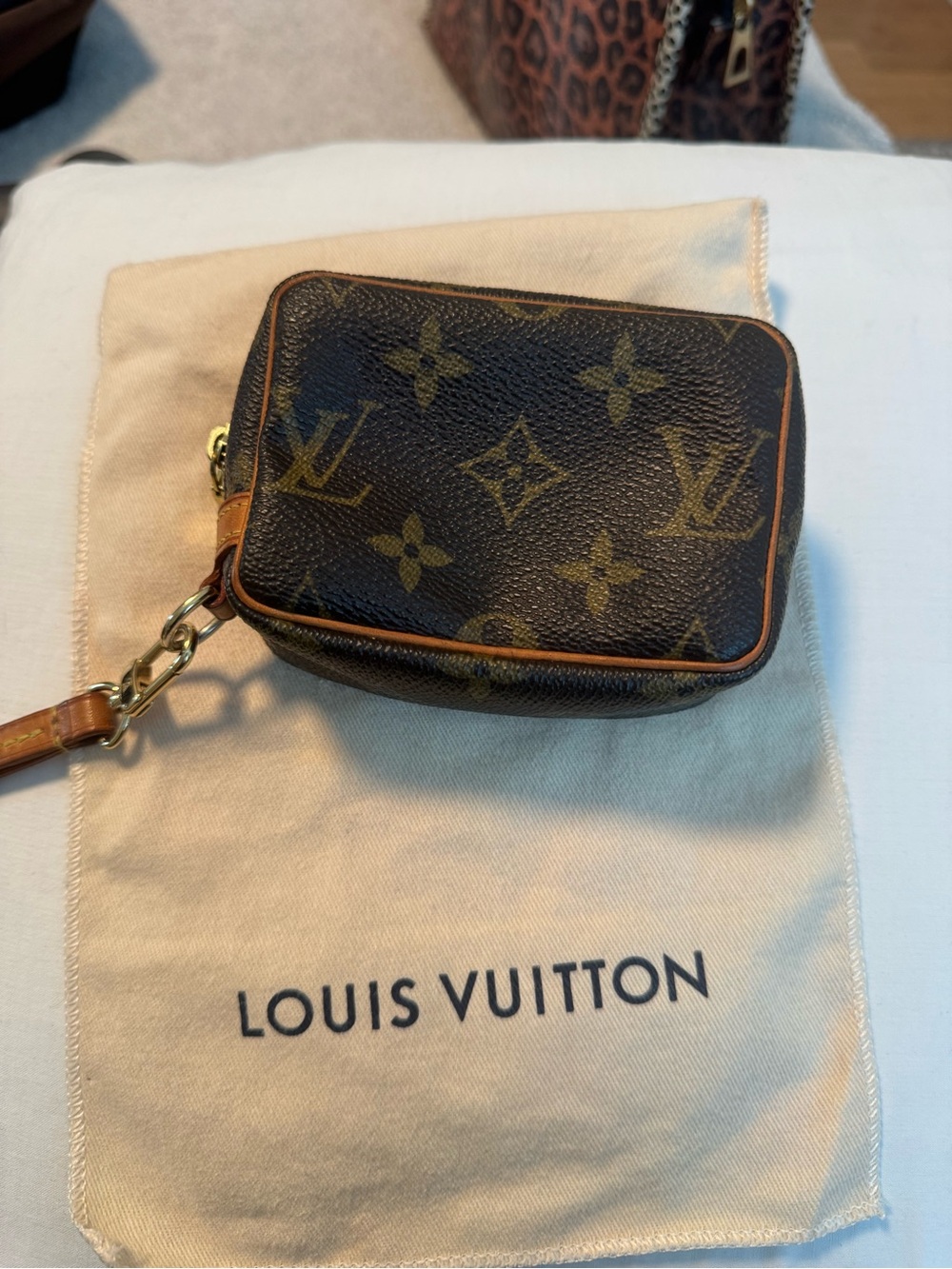 Vintage Louis Vuitton Monogram Wapity Pouch